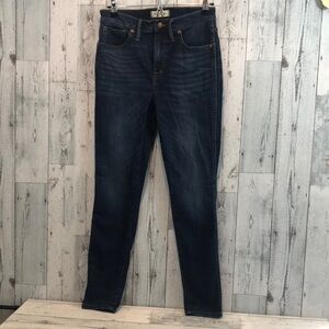 Madewell 10” High Rise Skinny Danny Wash 28